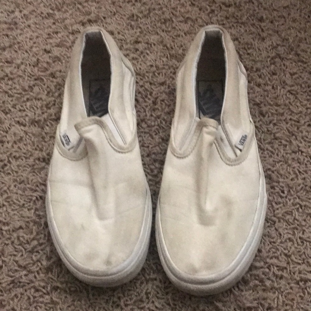 White dirty vans